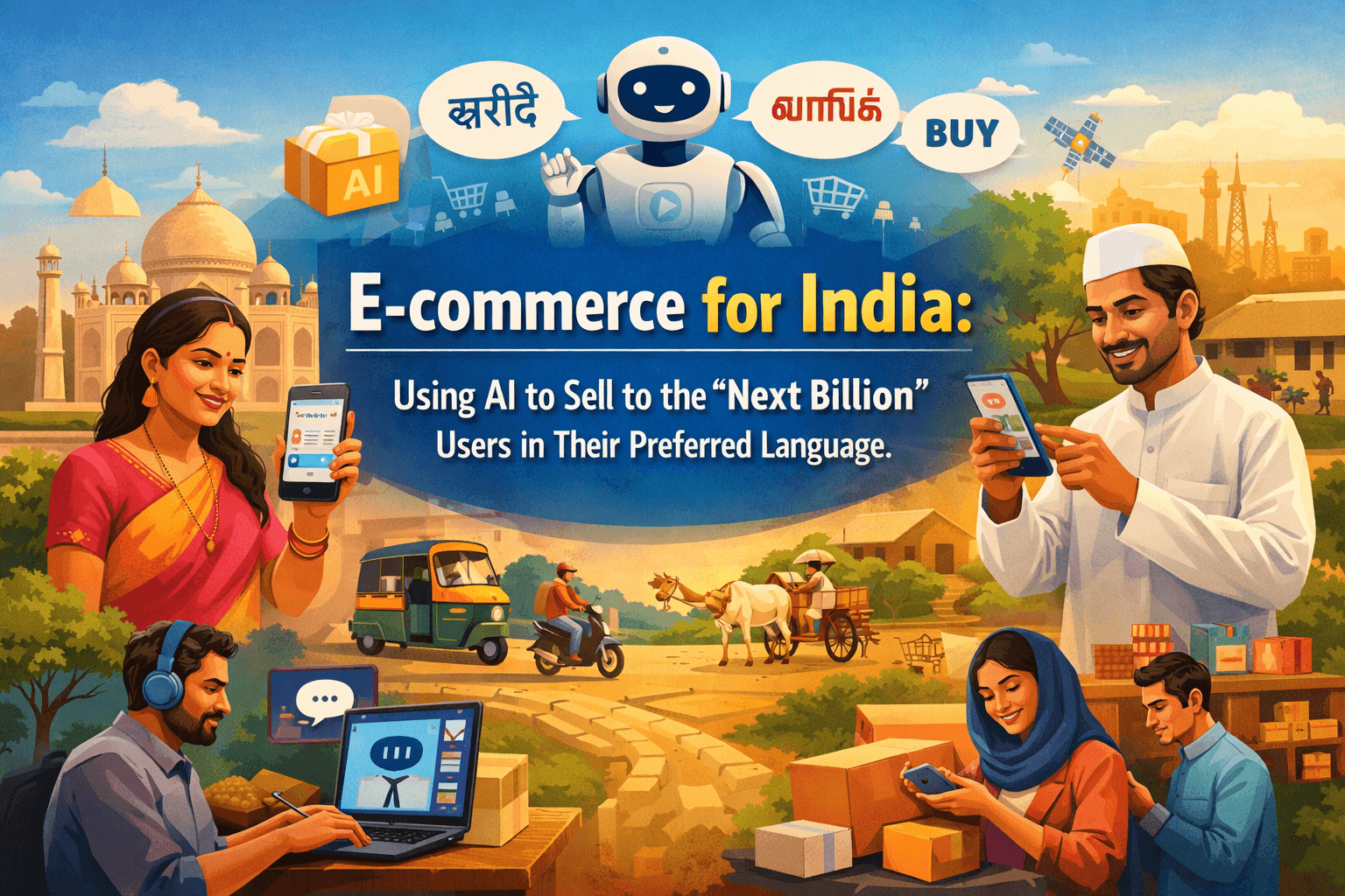 E-commerce for India: Using AI to Sell to the 'Next Billion' Users in Their Preferred Language